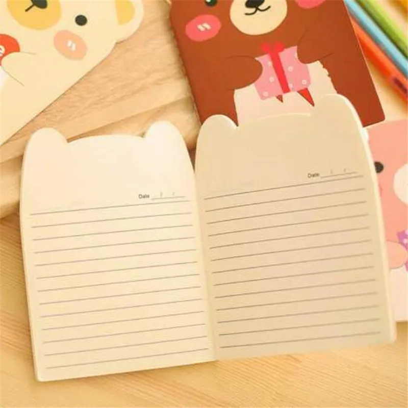 free shipping40packs/lot Creative Stationery Kawaii And Cute Bear Animal Notepad Notebook Book Baby For Cartoon Portable | Канцтовары