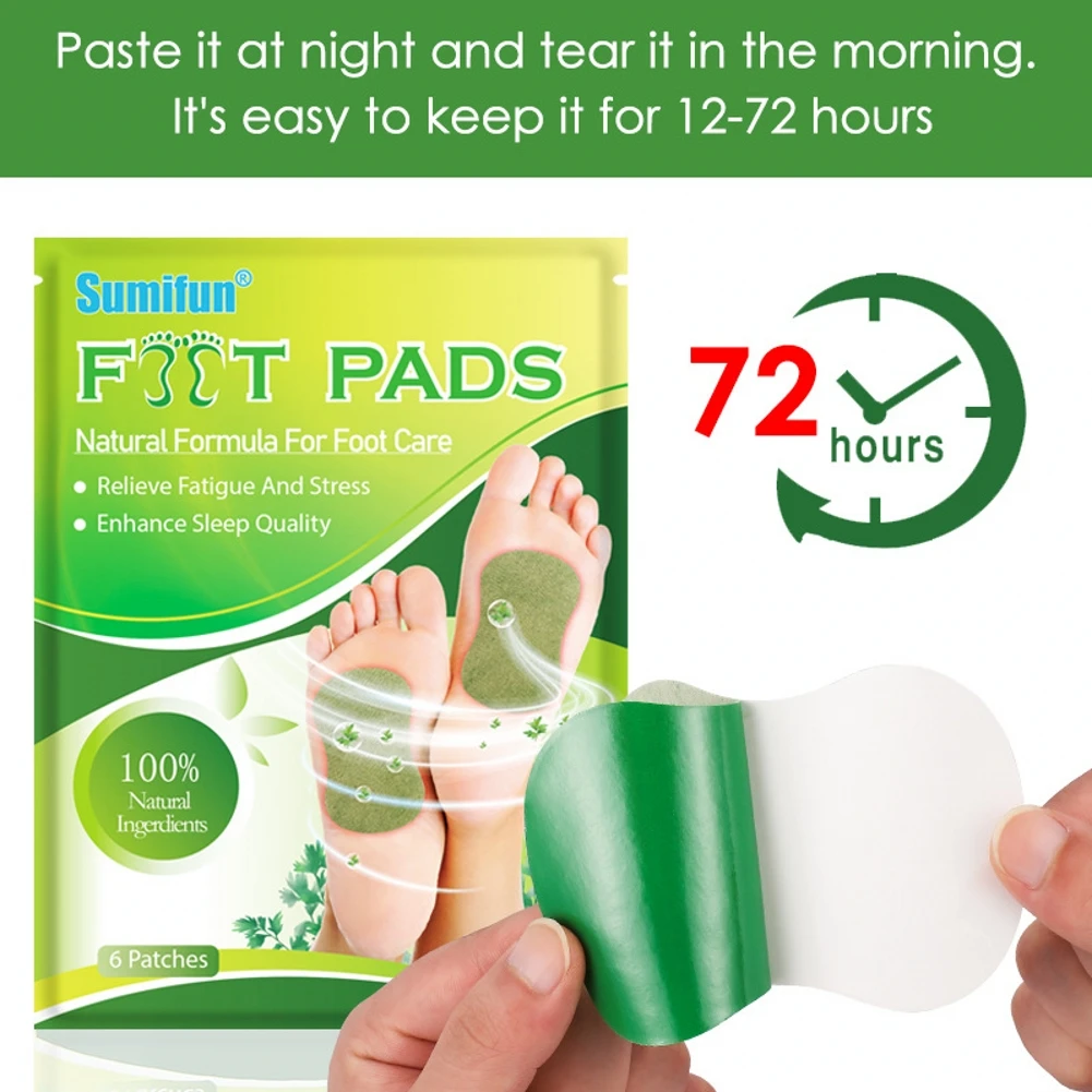 

12 шт./2 пакета, пластырь из полыни для ног