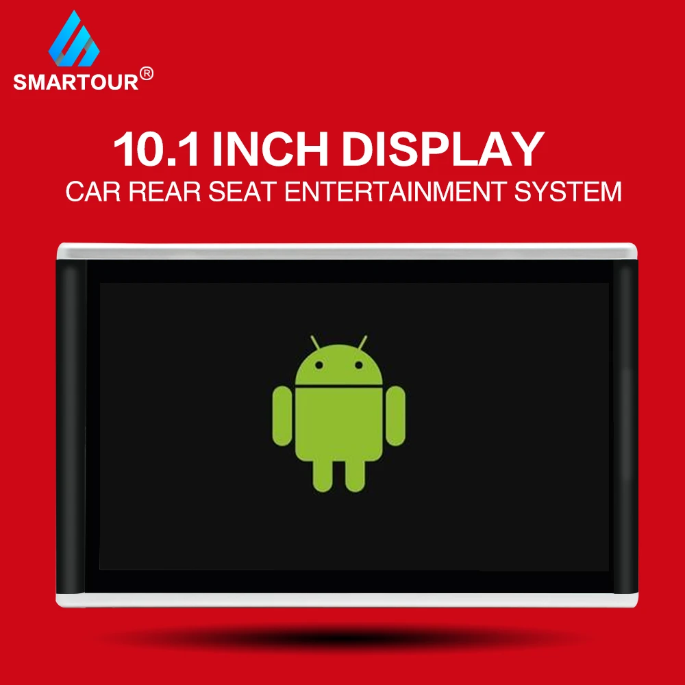 Автомобильный подголовник Smartour 10 1 дюйма Android 8 HD 1080P видео сенсорный экран Wi Fi