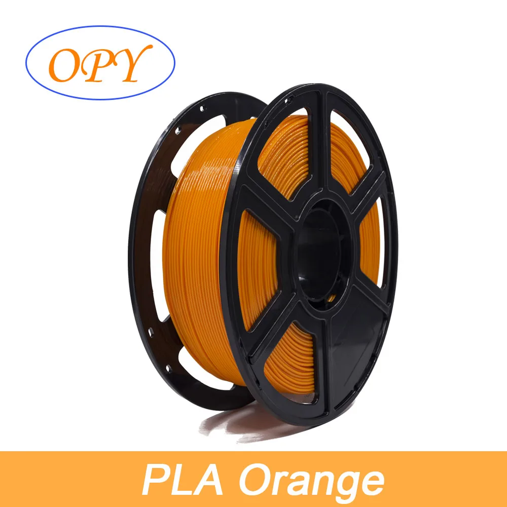 Opy-filamento Pla para impresión 3D, 1Kg, 1,75 Mm, blanco, negro, verde, amarillo, rojo, azul, naranja, gris, Morado, rosa, piel marrón