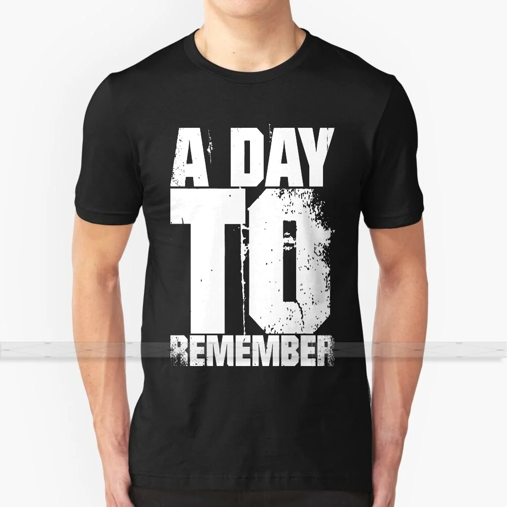 Футболка с надписью День запомнить для мужчин и женщин лето 100% хлопковые