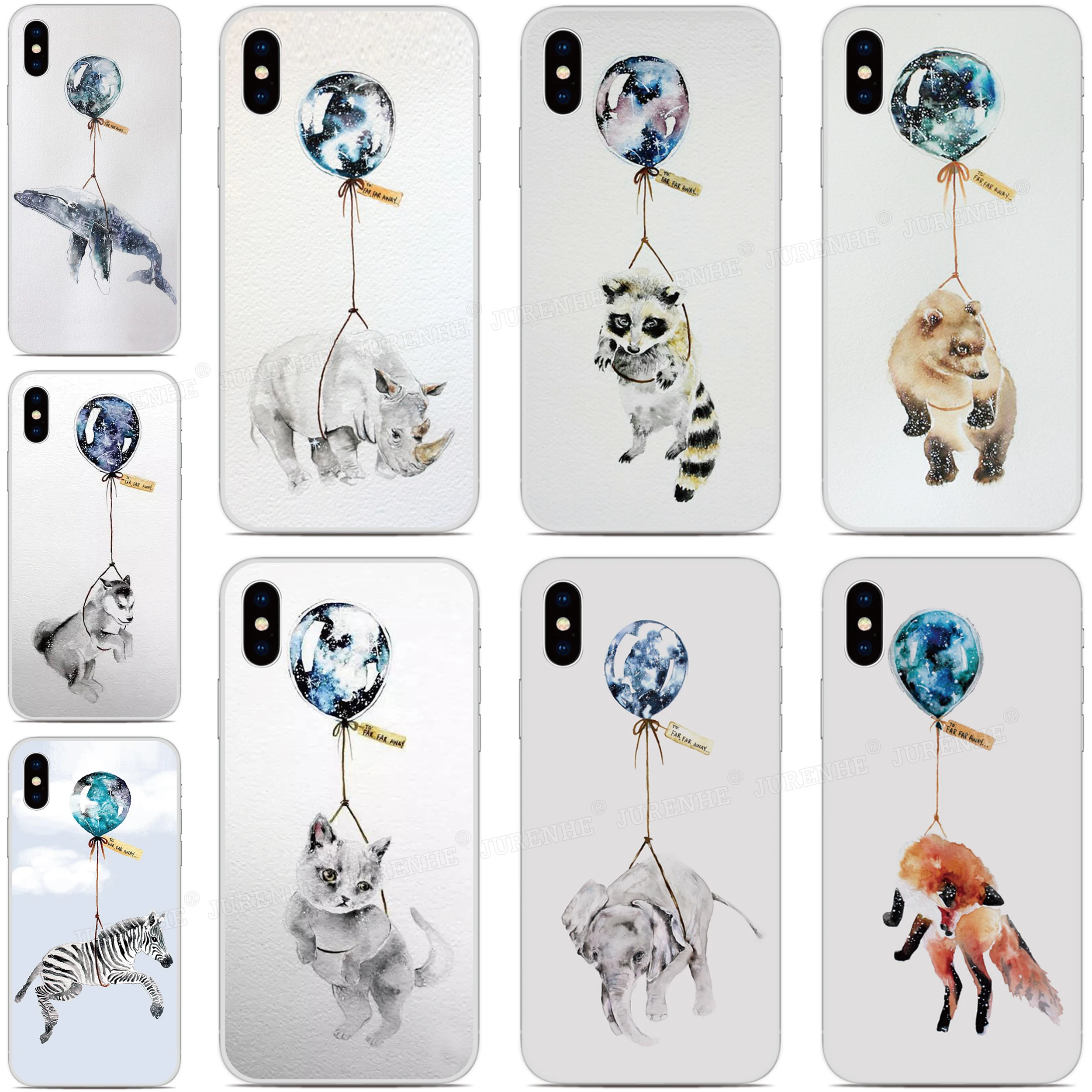 

DIY Custom Photo Cover Animal Balloon Cases For ASUS-ZenFone Max Pro M1 Rog Phone 2 6 5 5Z 4 Lite L1 Shot Plus M2 Phone Case