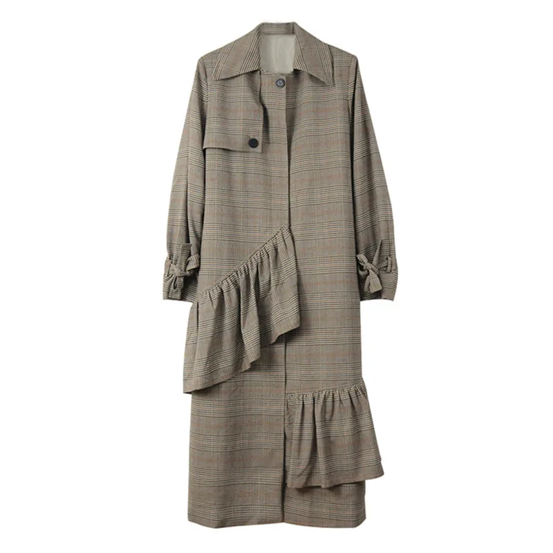 MissFoFo 2019 Новая модная Офисная Женская куртка ветровка удобная просторная