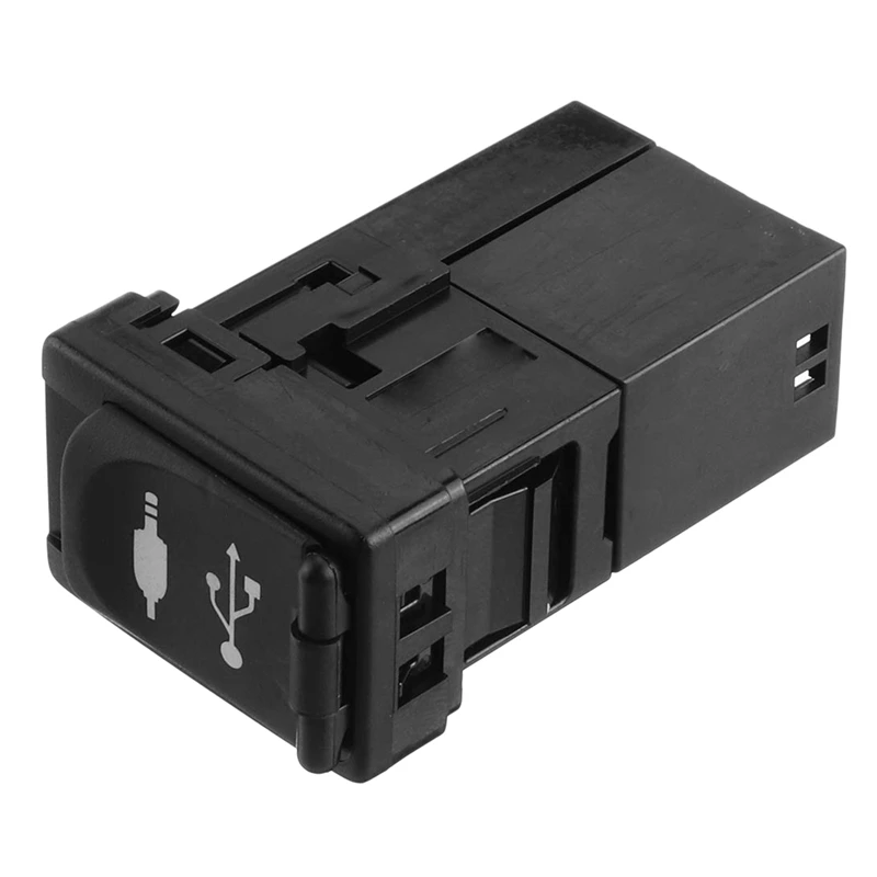 Автомобильный AUX USB порт адаптер Jack авто для Toyota Rav4 Camry Yaris Corolla Avalon 86190 0R010 пластик