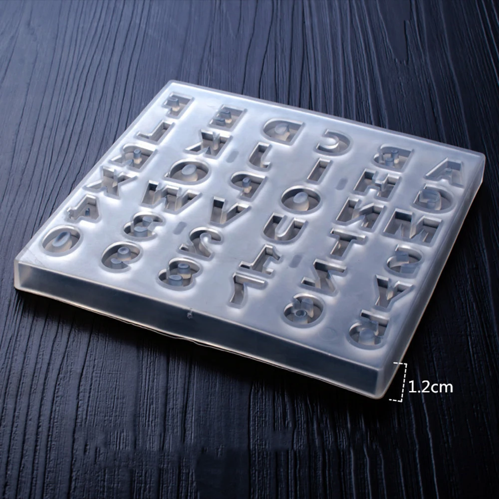 Формочки для печенья и торта буквы алфавита цифры помадка 2019 36 шт./компл. форма