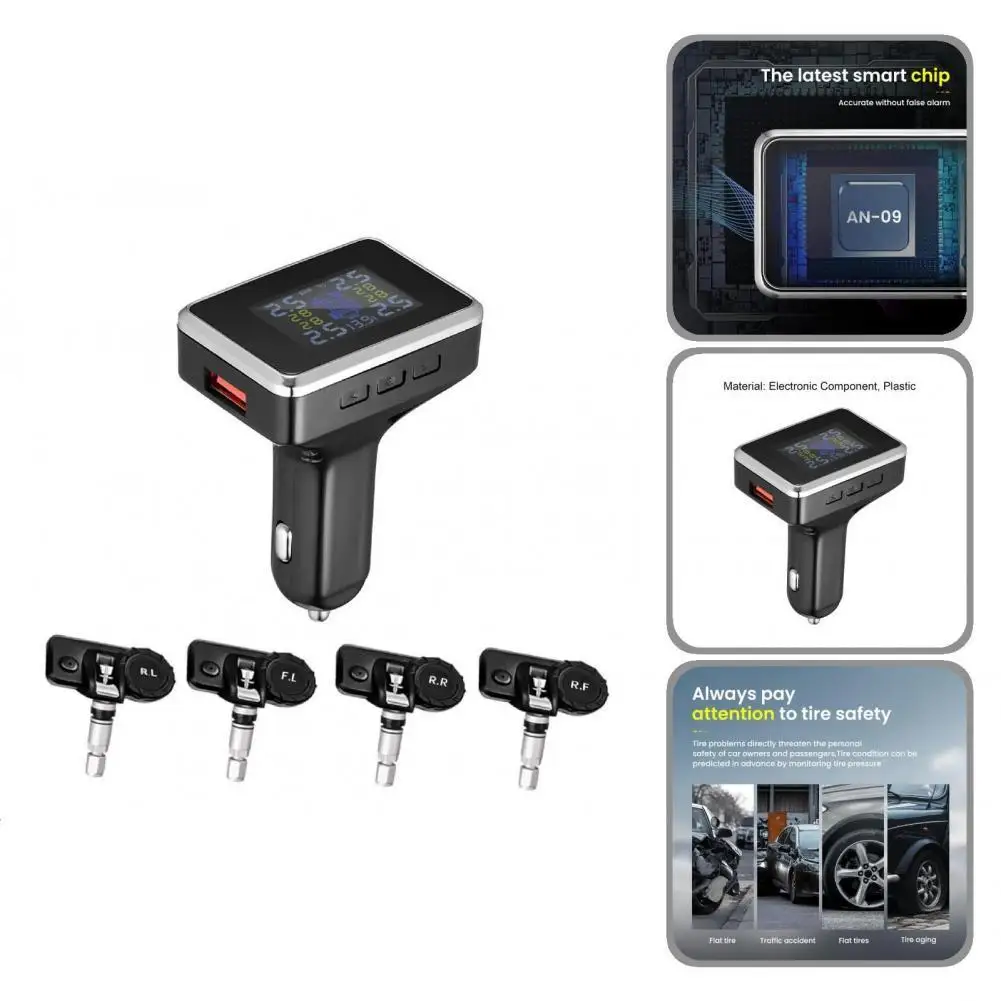 

Система контроля давления в шинах для мотоциклов, легкая установка, термостойкая, в режиме реального времени