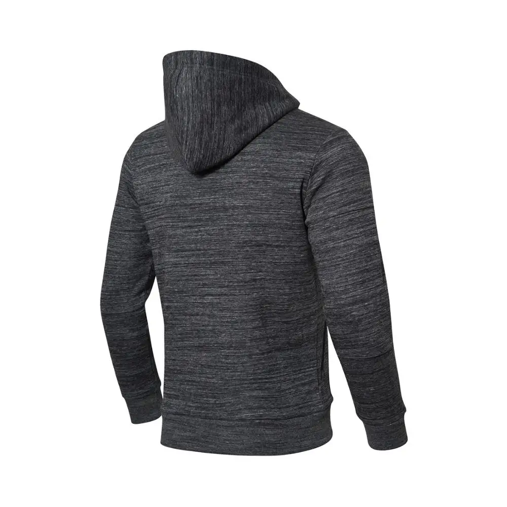 Мужская толстовка с капюшоном Li-Ning BAD FIVE теплая флисовая из 66% полиэстера 34% хлопка