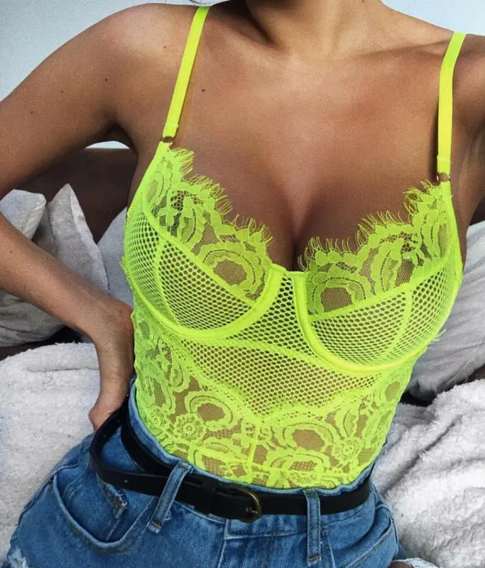 Женское сексуальное нижнее белье эротический корсет кружевная сетчатая Ночная