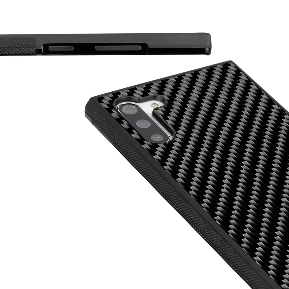 MONOCARBON чехол из настоящего углеродного волокна для samsung Galaxy Note 10 Plus 5G нескользящий