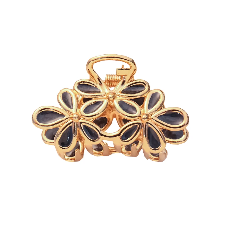 

Женская металлическая заколка для волос с цветами