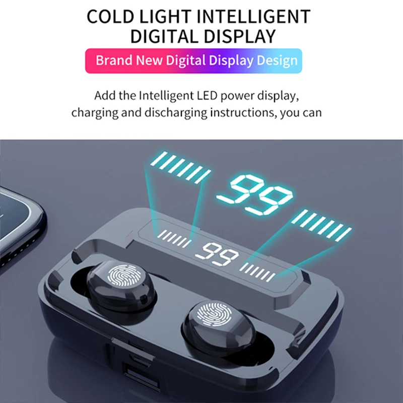 Оригинальные M11-9 беспроводные наушники TWS Bluetooth HiFi водонепроницаемые с сенсорным