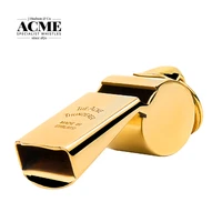 acme 63 british origin copper metal whistle golden high decibel waterproof outdoor edc tools survival whistle