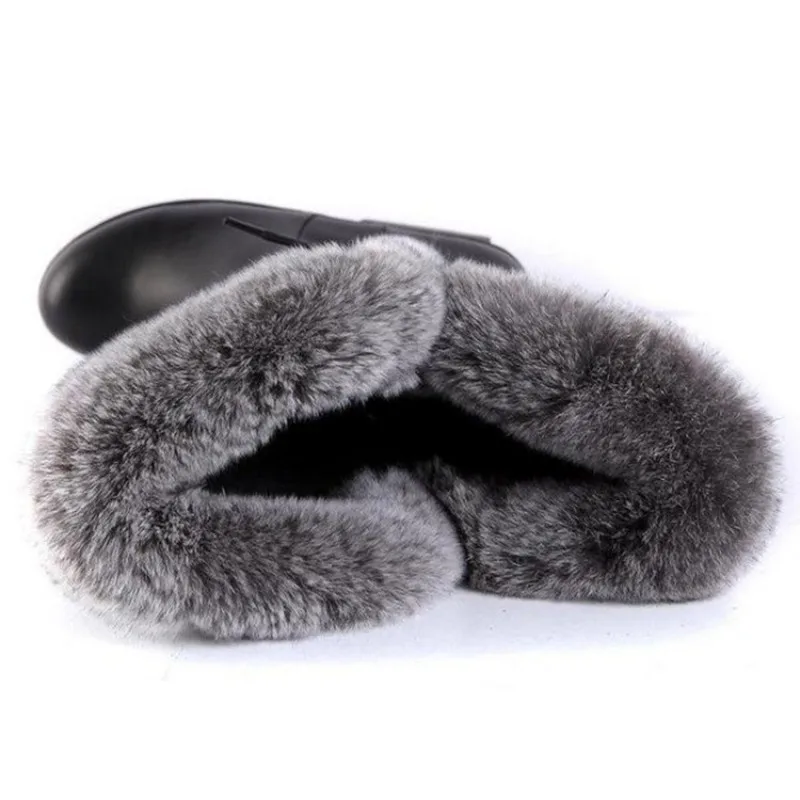 Элегантные офисные высокие сапоги женские до бедра из натуральной кожи с