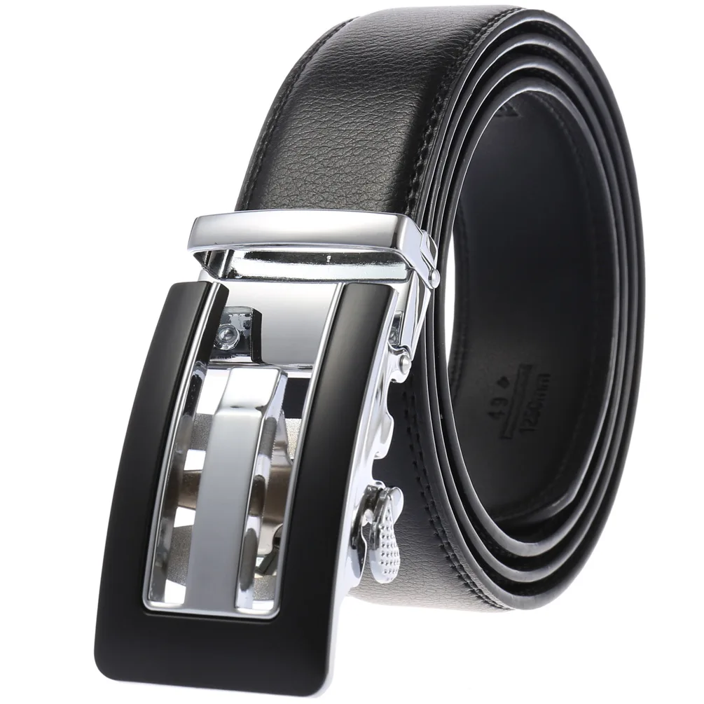 Male Designer Automatic Buckle Cowhide Leather Men's Belt Famous Brand Belt Luxury Belts Men Ceinture Homme belt LY225-0355-1