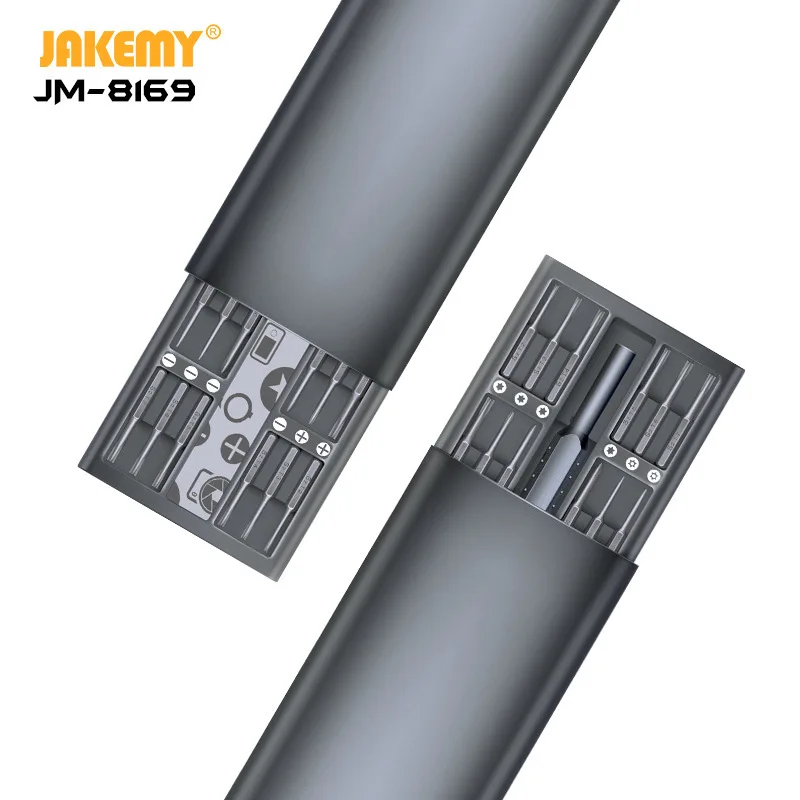 JAKEMY новейший товар JM-8169 Портативный Прецизионный Набор отверток с антикоррозийной стали S2 Биты DIY Набор инструментов для камеры телефона