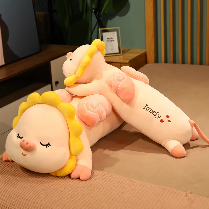 

Плюшевая игрушка в виде подсолнуха, мягкая подушка в виде свиньи, супермягкая детская игрушка, украшение для дома, подарок на день рождения, ...