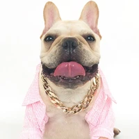 strong metal dog chain collars steel pet choke gold for large pitbull bulldog collar dogs silver show pet collar pet necklace