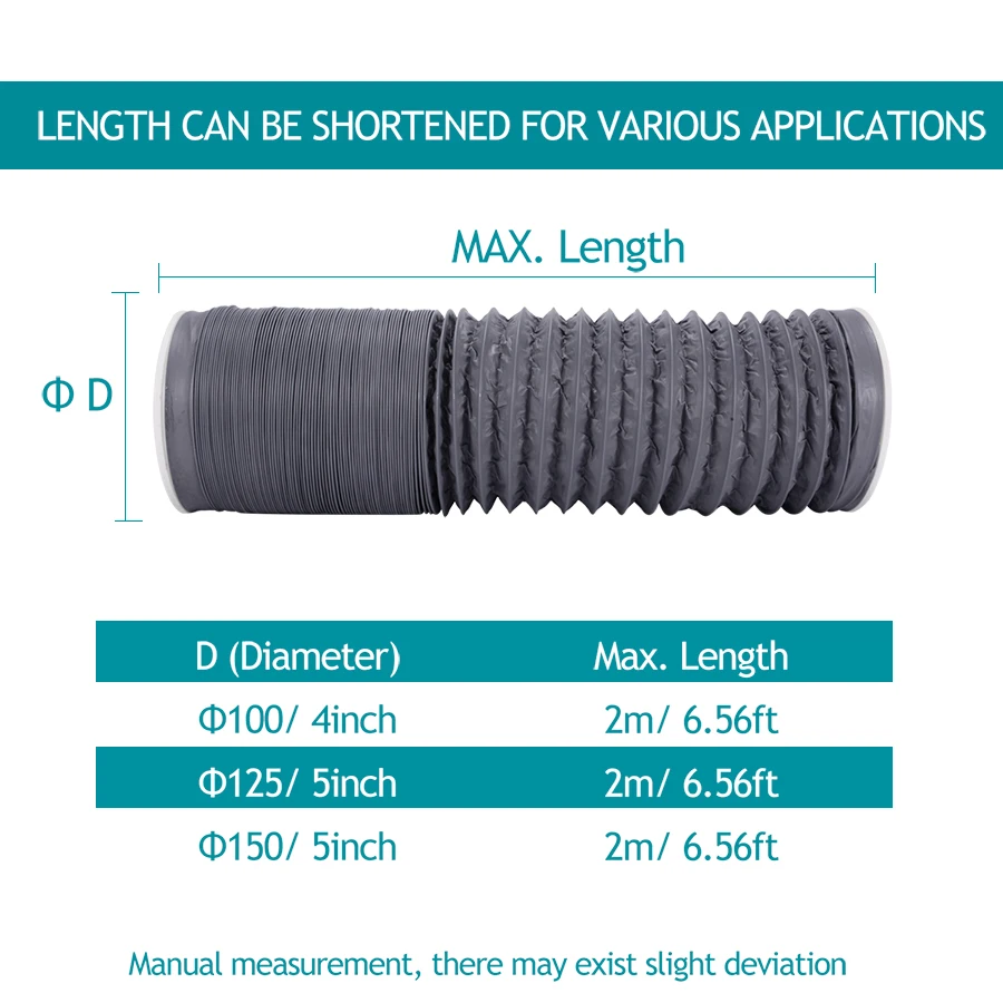 Гибкий Алюминиевый трубопровод шланг Водонепроницаемый трубы вентиляционный