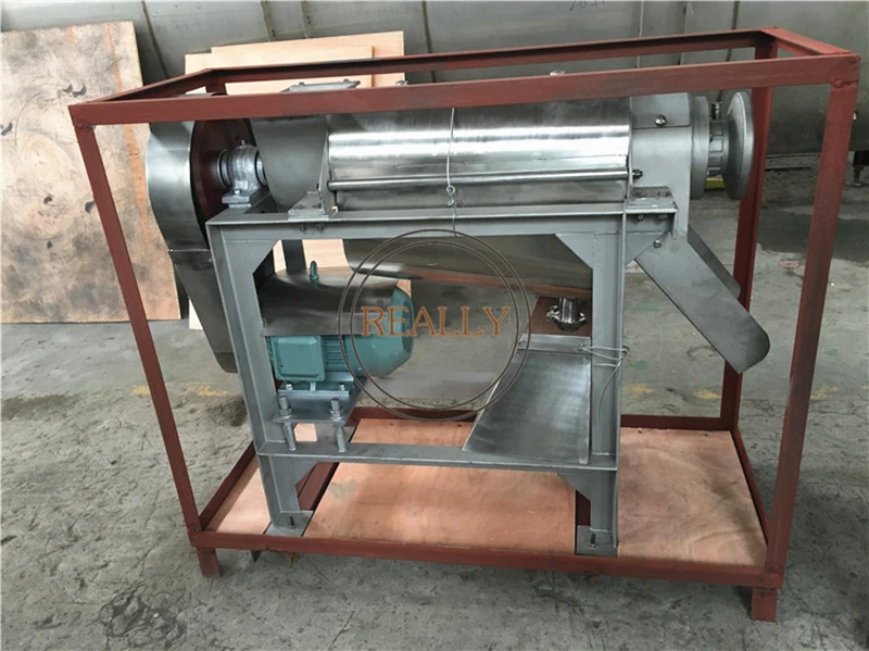Koop 1.5 T/h Schroef Sap Making Machine Spiraal Sapcentrifuge Apple Groente Maker Machine Sap Maker Fruit Extractoren