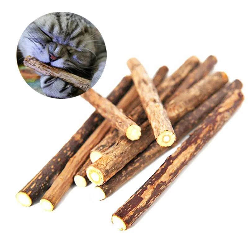 

5/10 Pcs Cat Toothpaste Molar Stick Matatabi Cat Snacks Sticks Chew Treat Toy Natural Cat Cleaning Teeth Catnip Cats Supplies