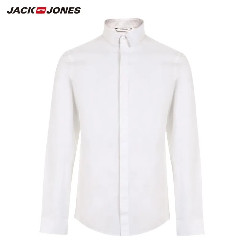 Мужская деловая Повседневная рубашка с длинными рукавами JackJones