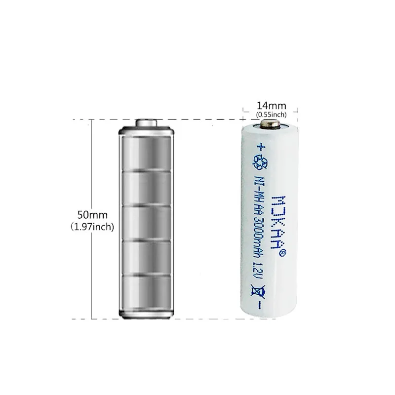 Распродажа AJQQ Ni-MH аккумулятор aa 1 2 V 3000MAH щелочная батарея для часов камеры