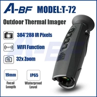 a bf t 72 monocular thermal imager night vision for hunting 50hz ip65 infrared thermal imaging camera with screen wifi function
