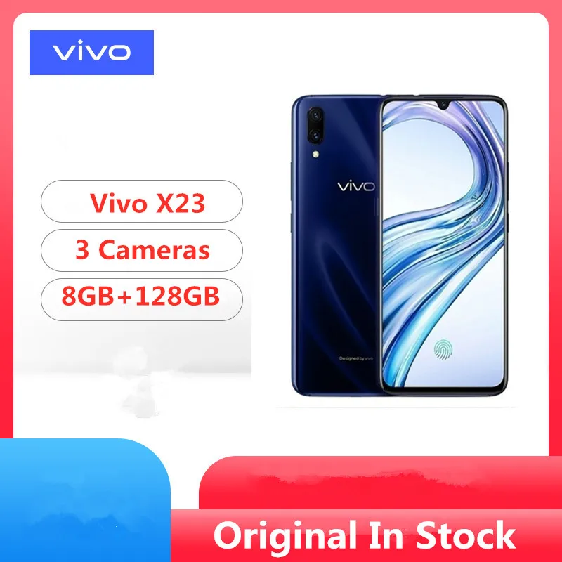 Vivo X23 мобильный телефон Восьмиядерный Android 8 1 экран 6 41 дюймов ГБ ОЗУ 128 Гб