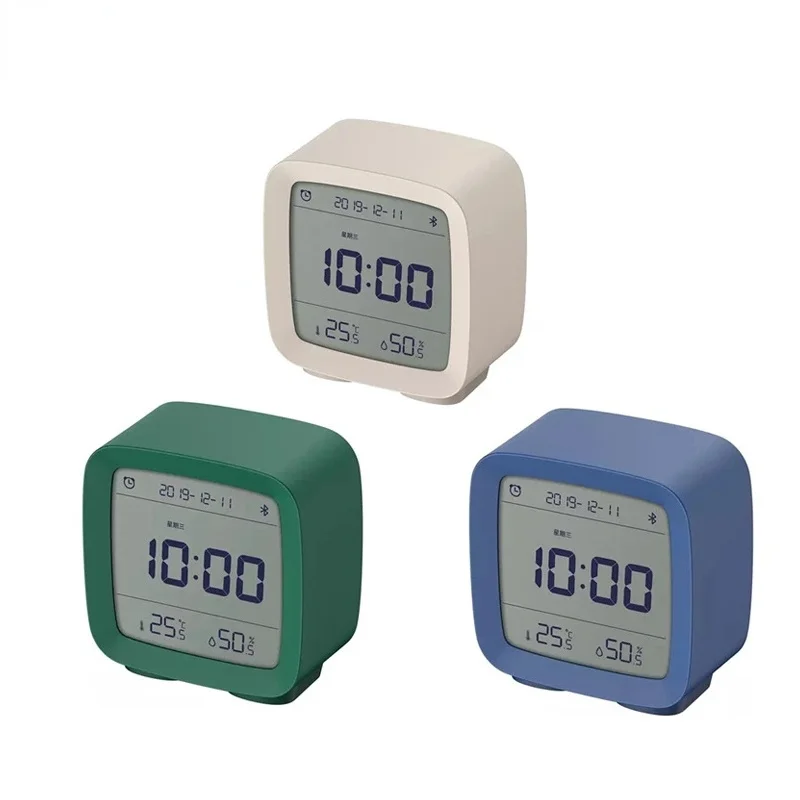 

Bluetooth-будильник с датчиком температуры и влажности, ЖК-экран, регулируемый ночник с приложением для умного дома