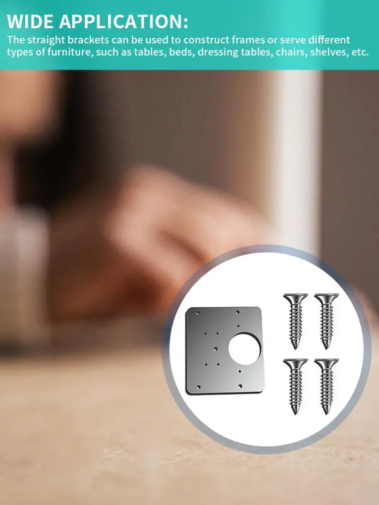 Шарнирная ремонтная пластина с крепежными винтами для шкафов мебели аксессуары