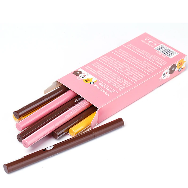 Подводка-карандаш для глаз Женская водостойкая с мультяшным рисунком |