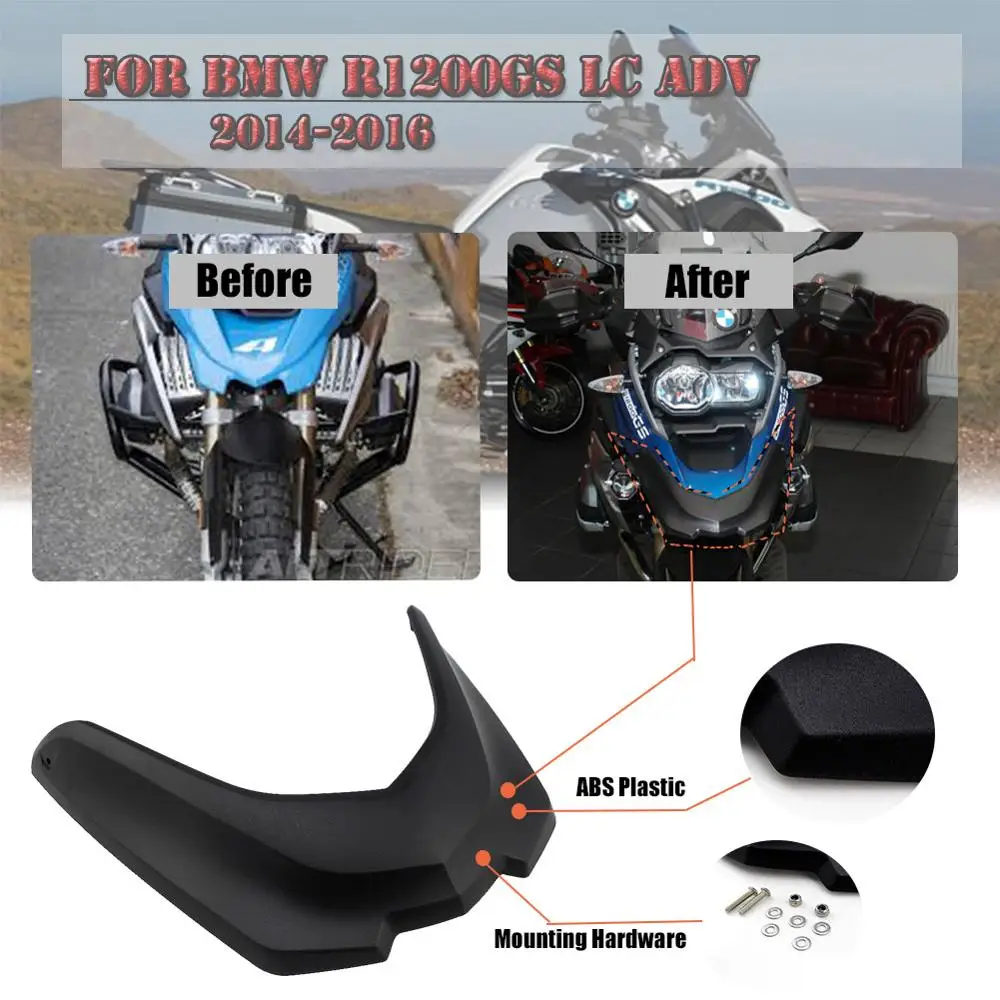 Передний брызговик для 14 16 BMW R1200GS GS1200A LC ADV Приключения фары нижний обтекатель
