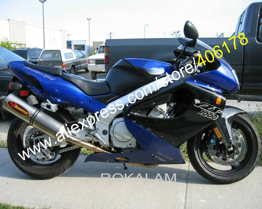Обтекатели из АБС пластика 97 07 YZF1000R для Yamaha YZF 1000 R Thunderace 1997 2007 синие и черные