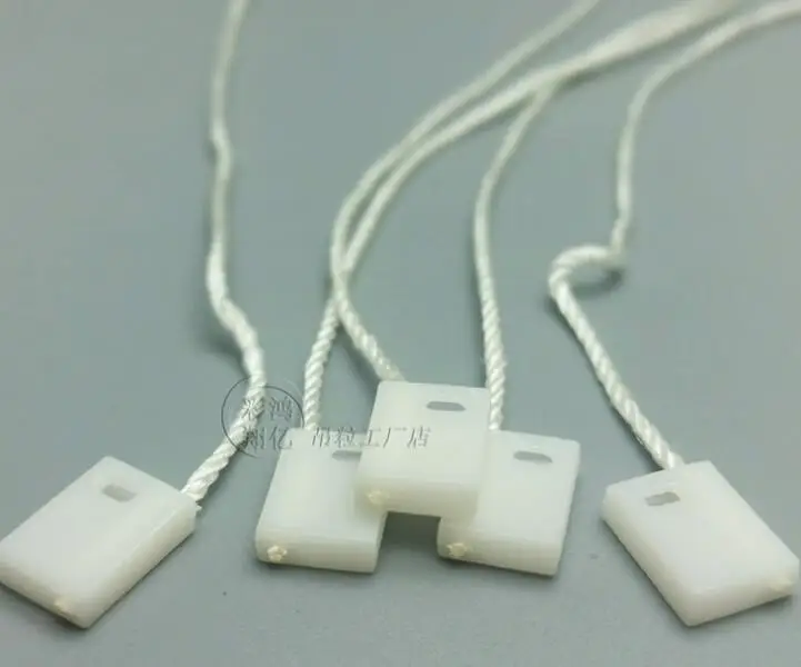 Бирки веревка подвесная шнуровка багажная веревка зонтик шнуры - Цвет: beige white