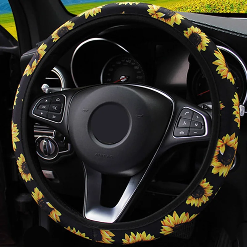 

Accessories Steering Wheel cover Inner 38-37CM Replacement Universal Car