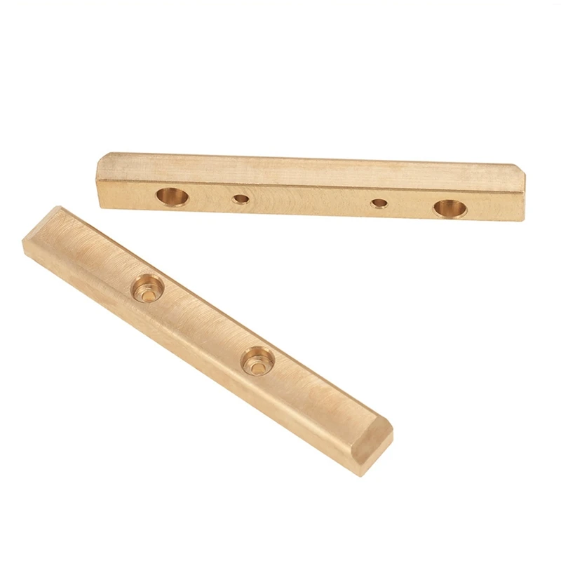 

2 Set RC Car Part: 1 Set 7mm Hex Wheel Hubs Steering Cup Knuckles Set & 1 Set Brass Boulder Bars Rock Rails