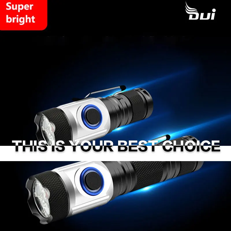 DUI Новый 4 * XPG светодиодный Многофункциональный тактический USB Мощный мини