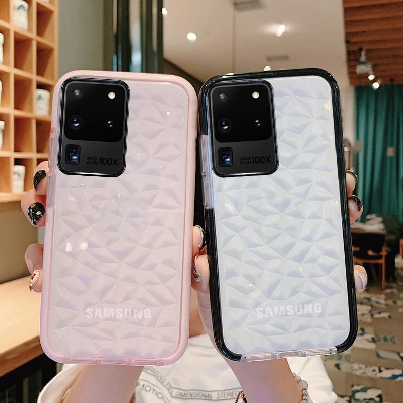 YISHANGOU Алмазный чехол для телефона Samsung S20 Note 10 Pro S10 S8 S9 Plus S10e A50 9 прозрачный мягкий