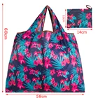 Водонепроницаемая Складная Большая сумка 210t, стильная сумка на ремне из полиэстера, многоразовая дорожная сумка для пляжа и покупок
