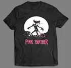 Хлопковая футболка с коротким рукавом, с изображением розовой Пантеры и черной Пантеры