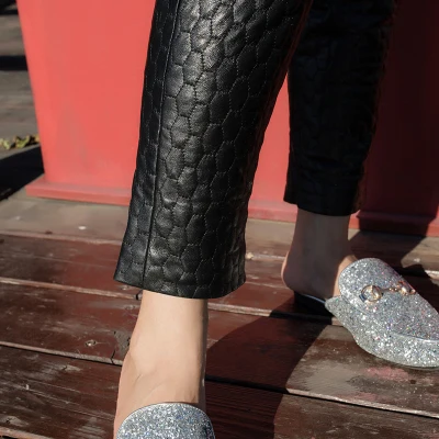 

Top New Fashion 2020 Real Sheep Leather Pants BP48 high quality