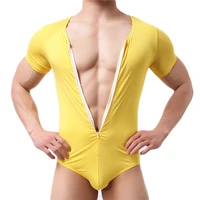 men shapers slim fitness undershirts jockstrap bodysuit body bodybuilding jumpsuit romper corset modal slimming underwear shaper