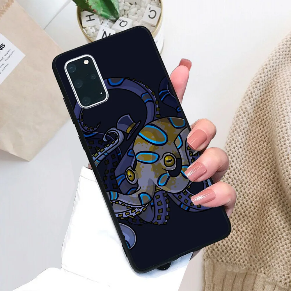 

For Samsung Galaxy Classy Octopus Soft TPU Black Border Samsung Galaxy Case