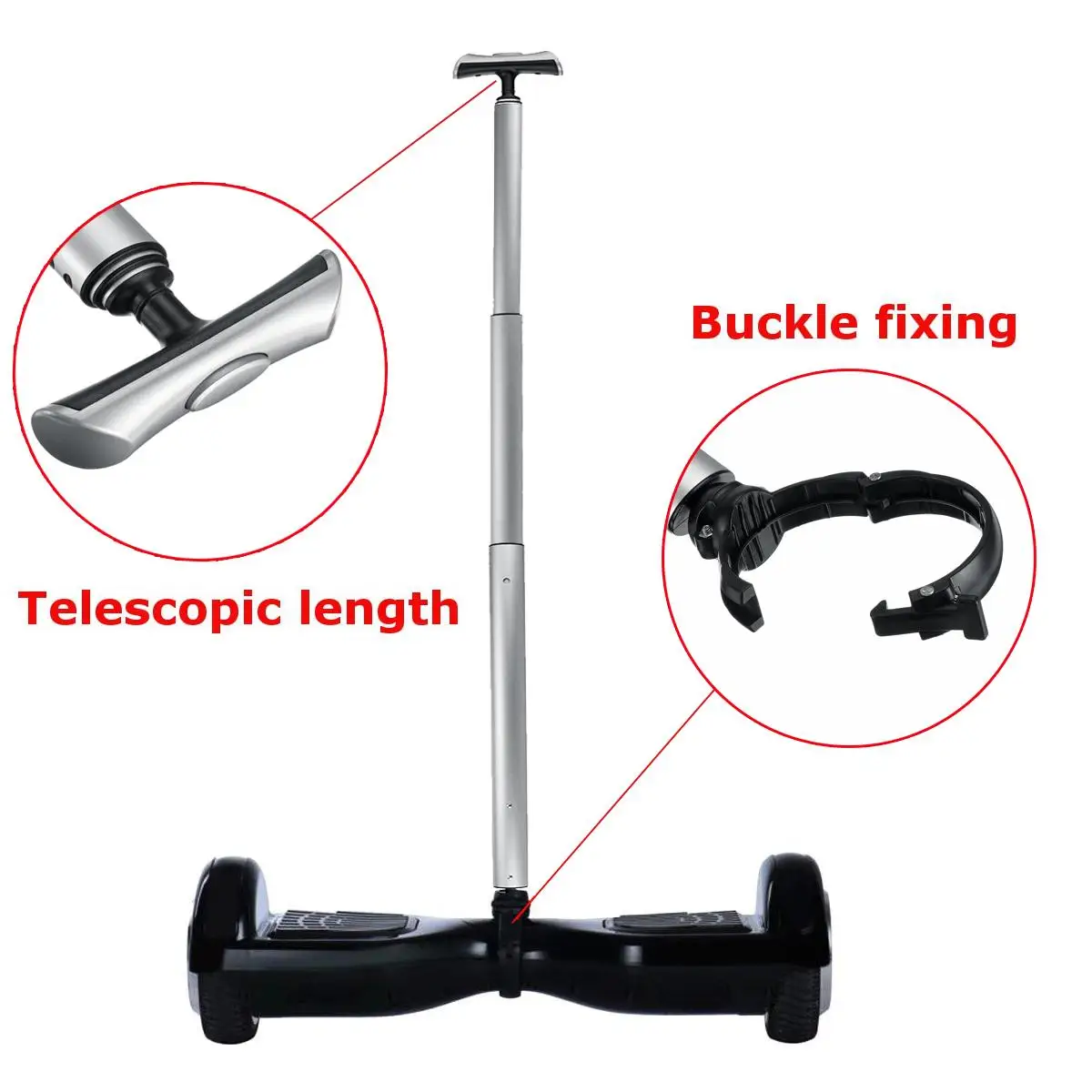 

New Safety Handle Control Strut Stent Aluminum Alloy Telescopic Handlebar For Scooter Hoverboards For 6.5'' Self Balancing Scoot
