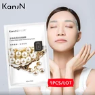 KanJN Корейская Жемчужная Маска для лица 1 шт. углеродное черное отбеливание ярче Очищающая кожу поры против морщин против старения уход за гиалуроновой кислотой