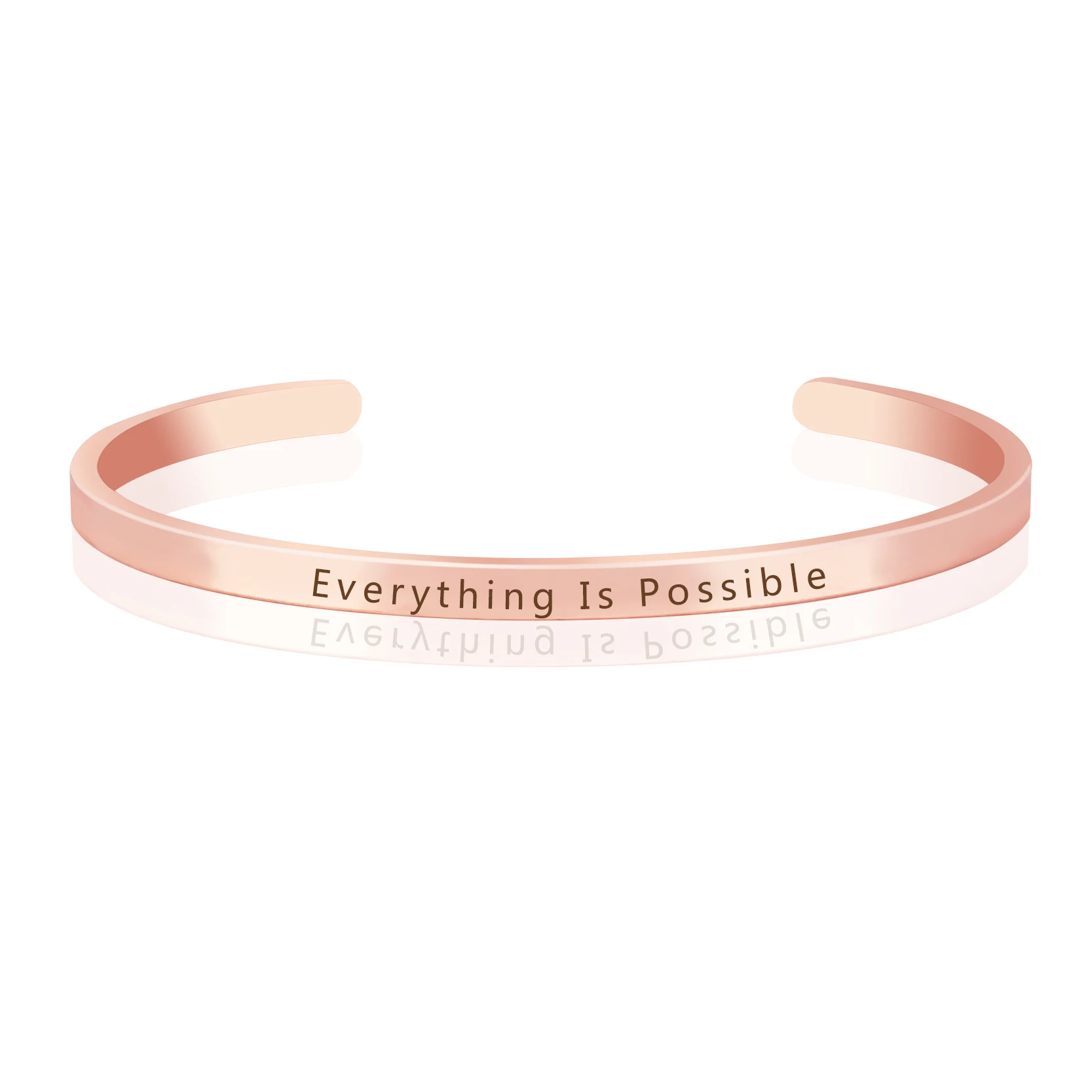 Браслеты на запястье с выгравированными цитатами вдохновляющий положительный