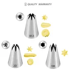 Насадки для украшения тортов, для кондитерских изделий, для глазировки, среднего размера