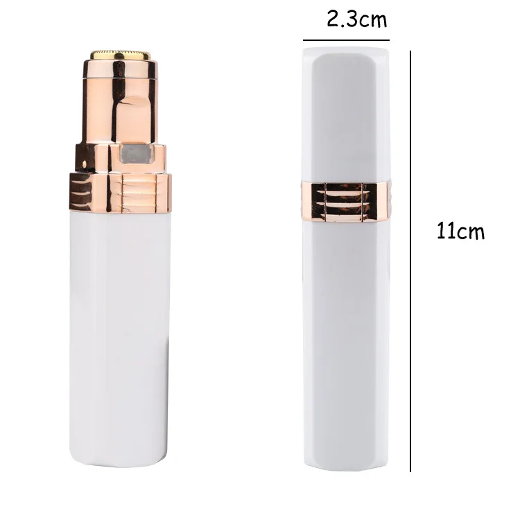 Мини электрический инструмент для удаления волос губная помада Форма женское