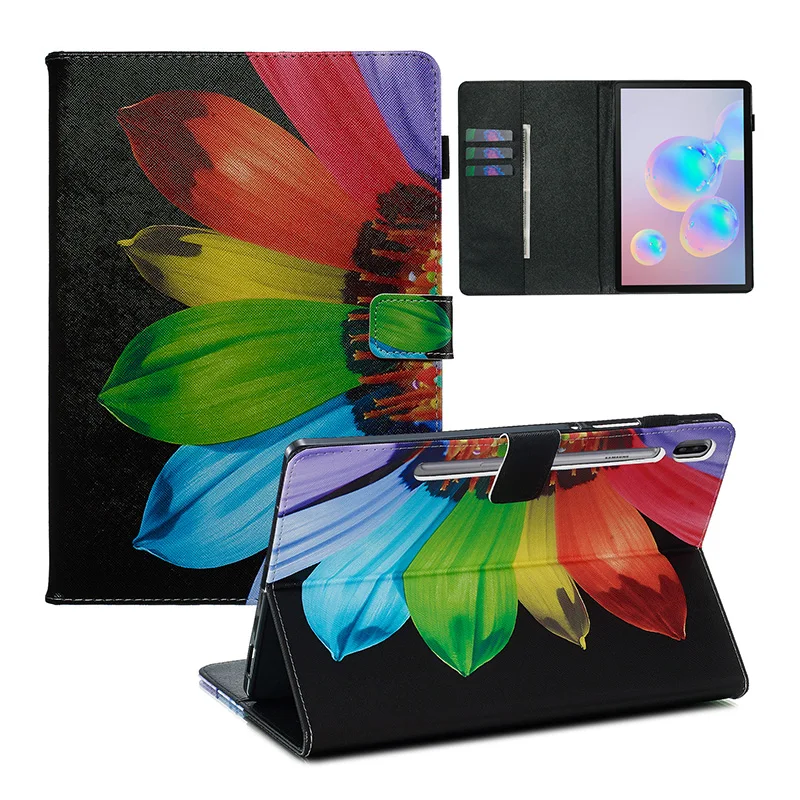 

Чехол для планшета Tab S6 2019, чехол для планшета Samsung Galaxy Tab S6 10,5 из искусственной кожи, чехол для планшета T860 T865 SM-T860 SM-T865