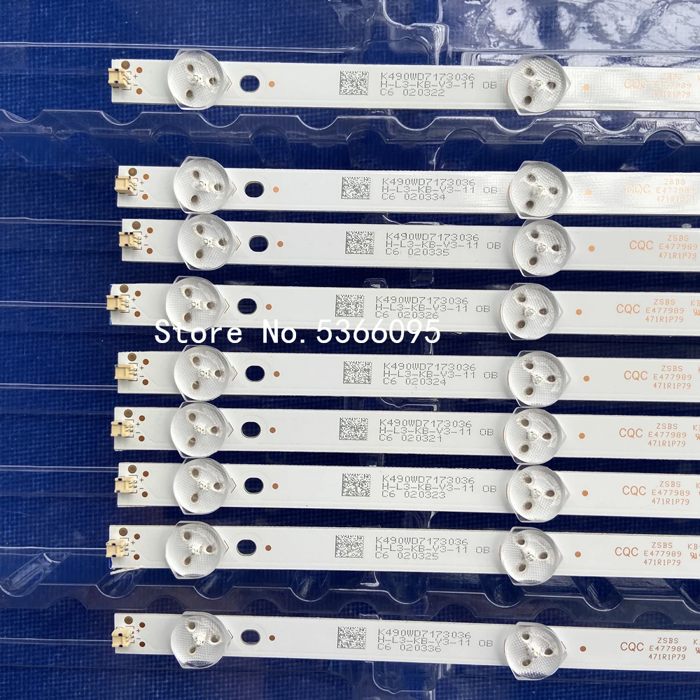 8 + 1 шт/набор новая светодиодная лента K490WD7 A1 4708 K49WD7 A1213K11 LE49K51S 49PFF5455/T3